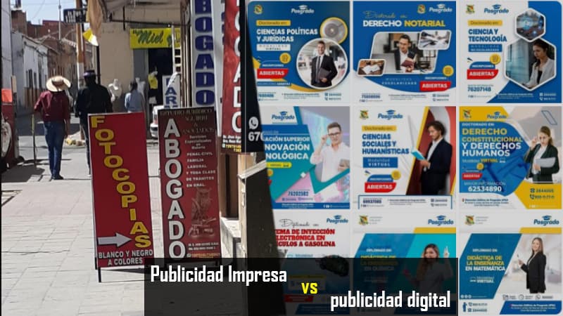 publicidad impresa vs publicidad digital